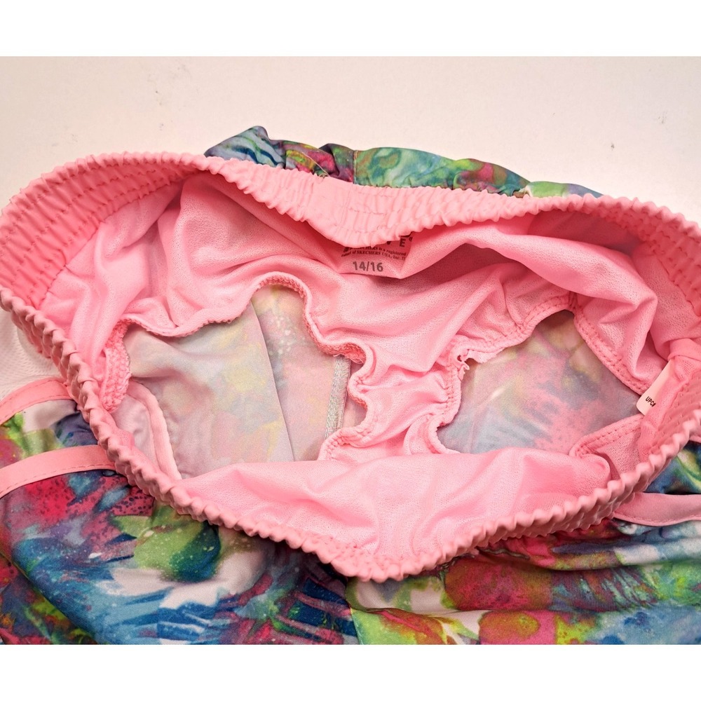 OP / Skechers Girls Athletic Shorts Size 14-16 Athletic Running Lined Summer - Picture 11 of 14
